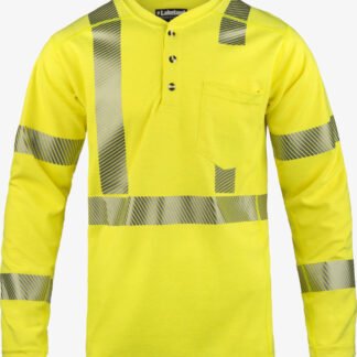 Lakeland High Performance FR Long Sleeve Knit Hi-Vis Henley