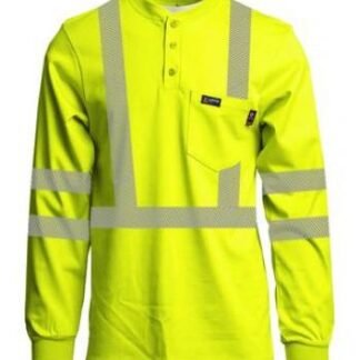 Lapco 7oz. Hi-Viz FR Henley Class 3