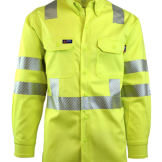 Lapco FR Uniform Shirts Hi-Viz Class 3