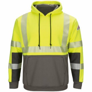 Bulwark FR Class 3 Hi Vis Pullover Hooded Sweatshirt