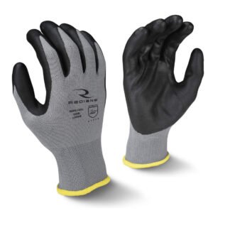 Radians Polyester Shell Foam Nitrile Gripper Glove (12 Pack)