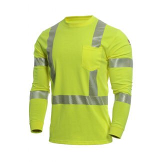 NSA DRIFIRE STRONGKNIT FR HI-VIS LONG SLEEVE T-SHIRT