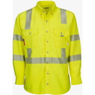 Lakeland  6.5 oz Westex® DH High Visibility Flame Resistant Shirt