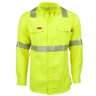 Lapco FR Modern Hi-Viz Uniform Shirt Class 2