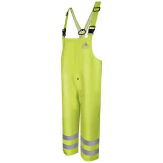 BXN4 Bulwark FR Hi Vis Rain Bib Overalls