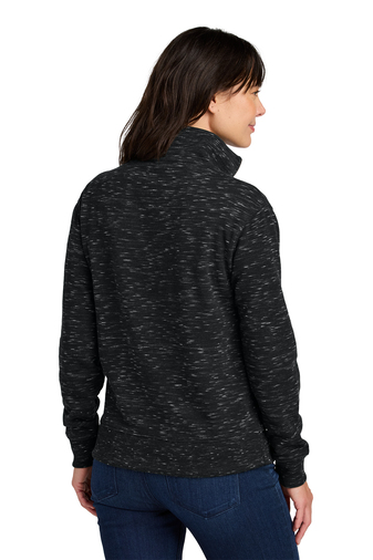 TTCW6108 Tentree Women’s Space Dye Fleece 1/4-Zip - Image 2
