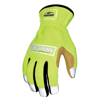 Youngstown Cut Resistant Safety Lime Hybrid Gloves **6 pair**